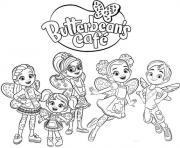 Coloriage personnages de butterbean cafe enchante