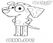 Coloriage Dalmatian Chloe
