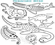 Coloriage prehistoric ocean octonauts