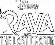 Coloriage Disney Raya and the Last Dragon
