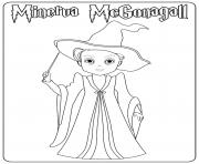 Coloriage Minerva McGonagall